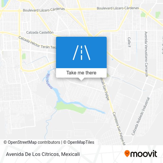 Mapa de Avenida De Los Cítricos