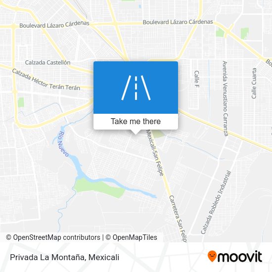 Mapa de Privada La Montaña
