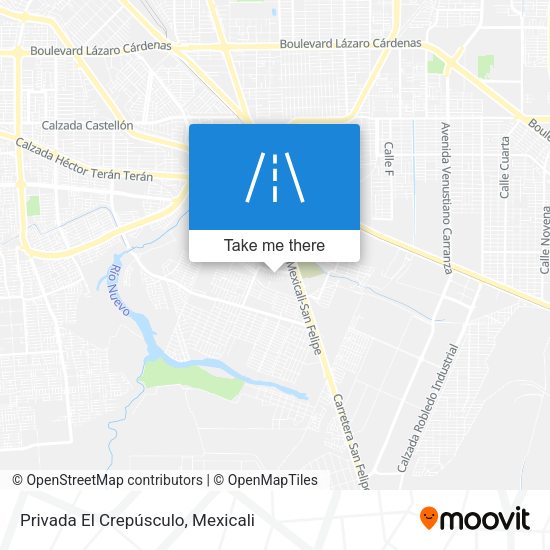 Mapa de Privada El Crepúsculo