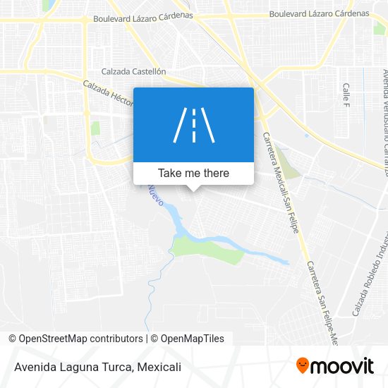 Avenida Laguna Turca map