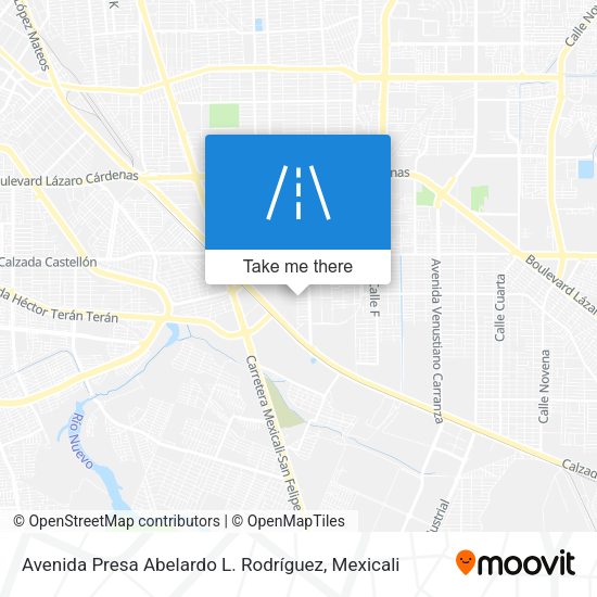 Mapa de Avenida Presa Abelardo L. Rodríguez