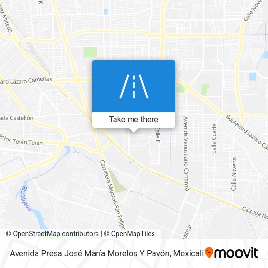 Mapa de Avenida Presa José María Morelos Y Pavón