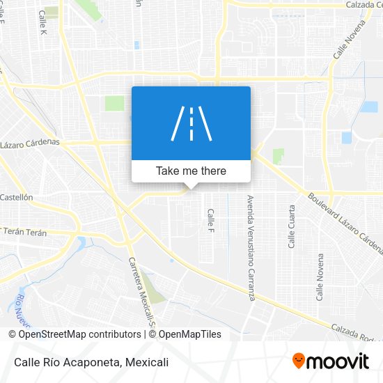 Calle Río Acaponeta map