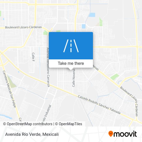 Avenida Río Verde map