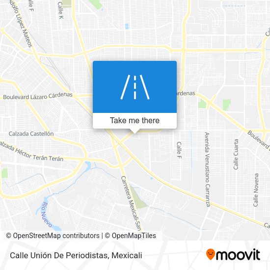 Calle Unión De Periodistas map