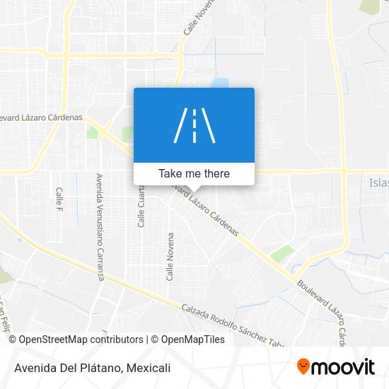Avenida Del Plátano map