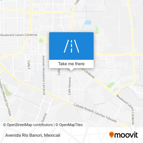 Mapa de Avenida Río Banori