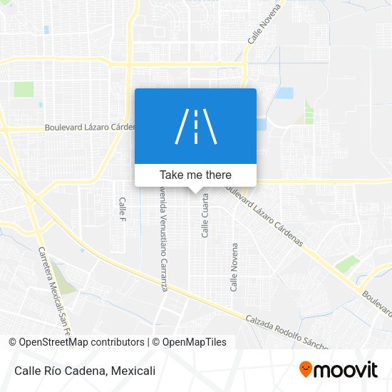Calle Río Cadena map