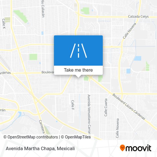 Avenida Martha Chapa map