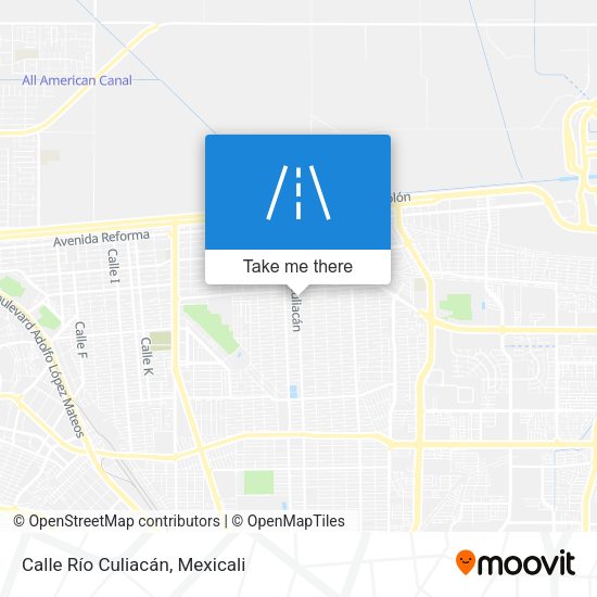 Calle Río Culiacán map