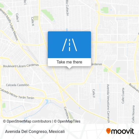 Avenida Del Congreso map