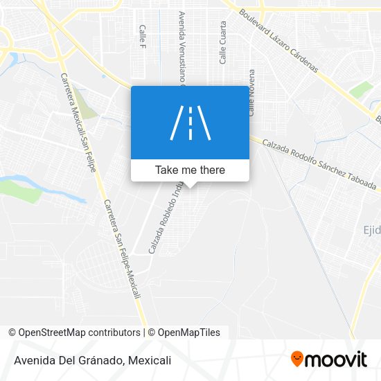 Avenida Del Gránado map