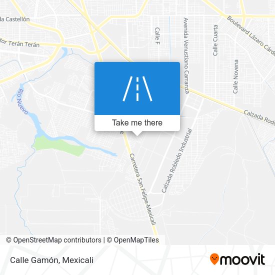 Mapa de Calle Gamón