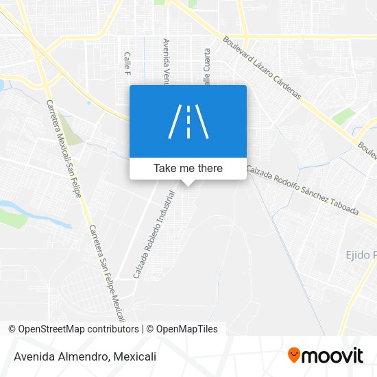 Mapa de Avenida Almendro