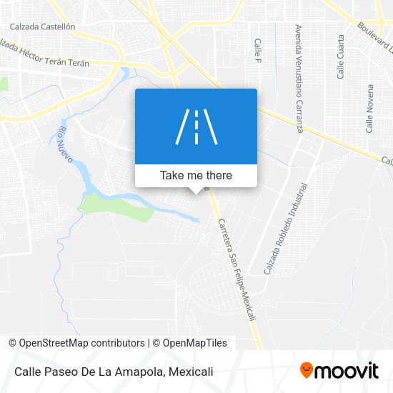 Mapa de Calle Paseo De La Amapola