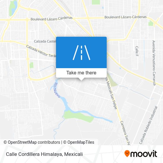 Mapa de Calle Cordillera Himalaya