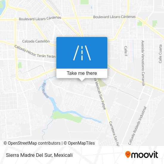 Sierra Madre Del Sur map