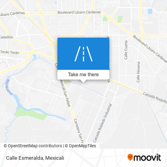 Mapa de Calle Esmeralda