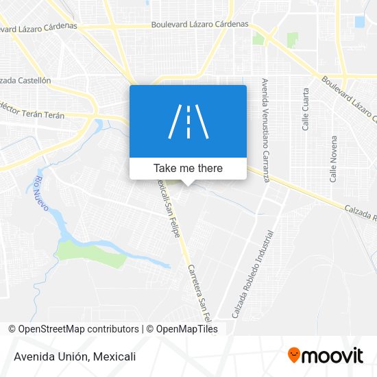 Mapa de Avenida Unión