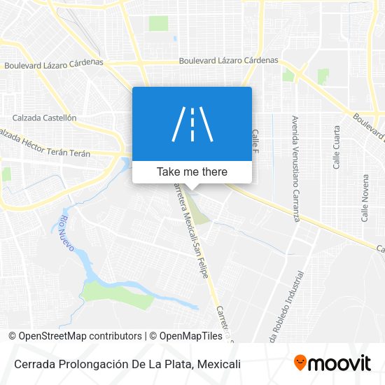 Cerrada Prolongación De La Plata map