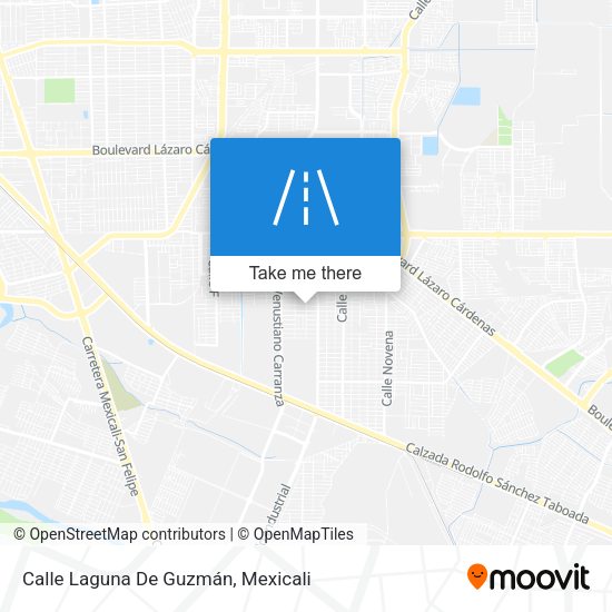 Mapa de Calle Laguna De Guzmán