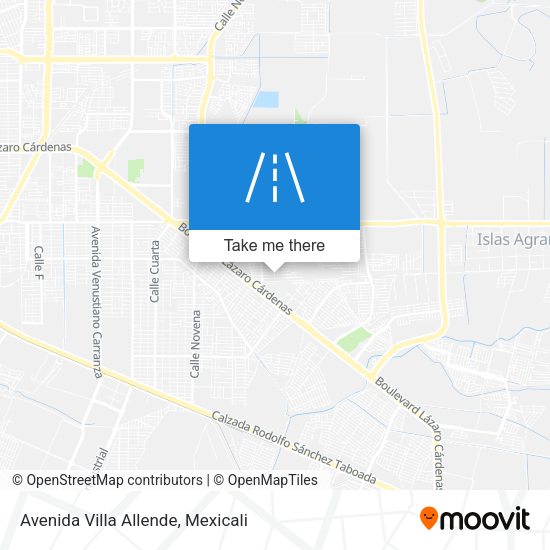 Avenida Villa Allende map
