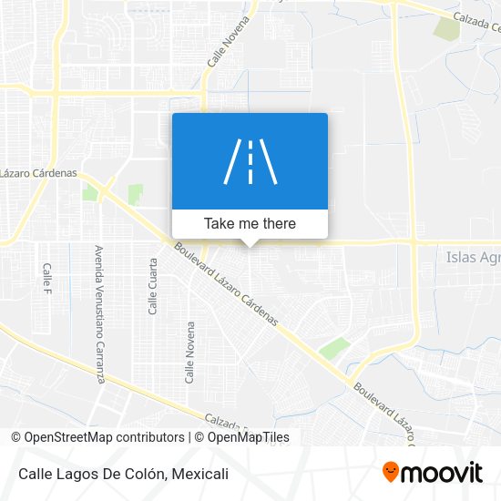 Mapa de Calle Lagos De Colón
