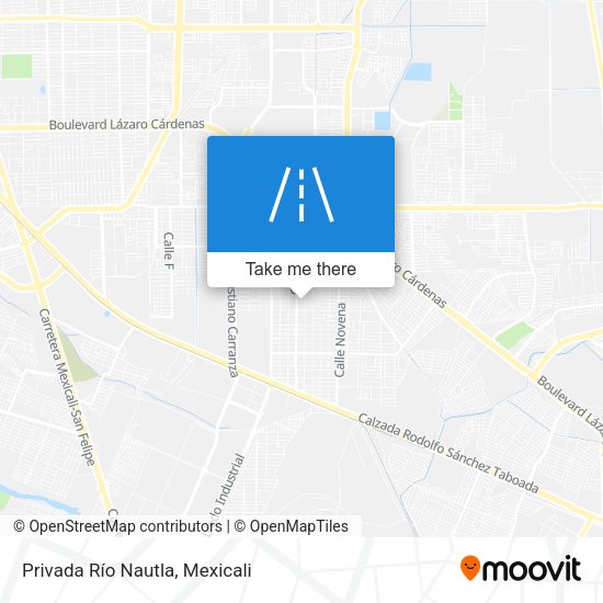 Privada Río Nautla map