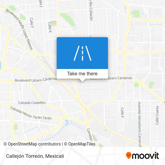 Callejón Torreón map