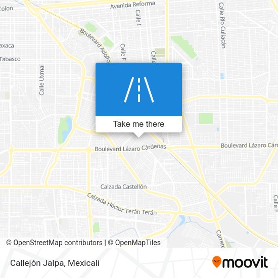 Mapa de Callejón Jalpa