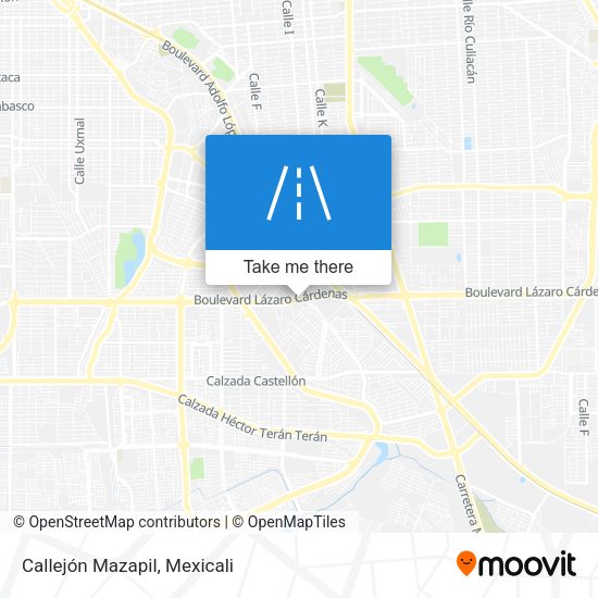 Callejón Mazapil map