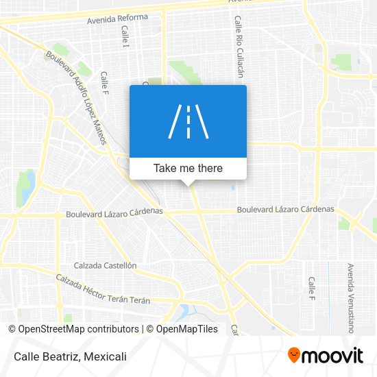 Mapa de Calle Beatriz