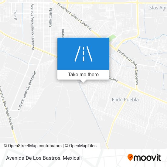 Mapa de Avenida De Los Bastros