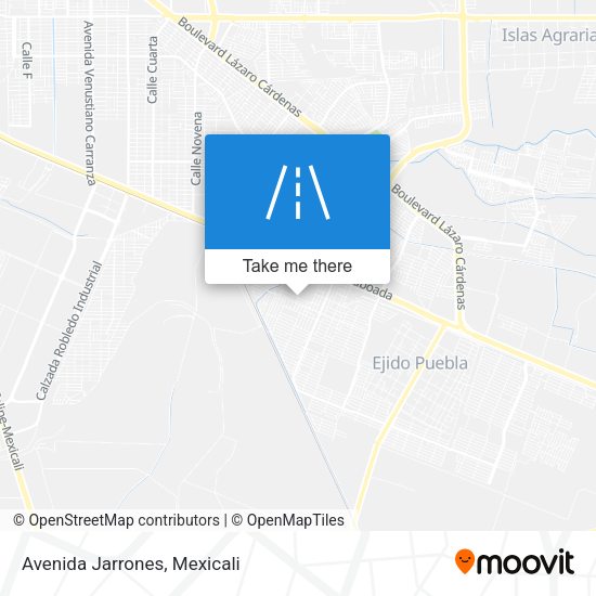 Avenida Jarrones map