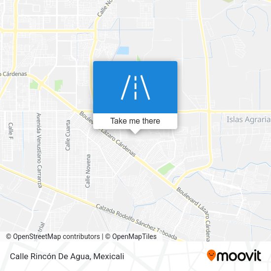 Calle Rincón De Agua map