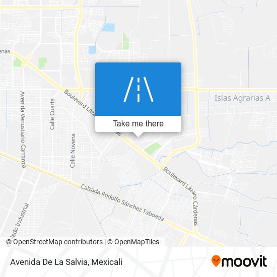 Mapa de Avenida De La Salvia