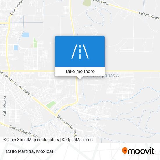 Mapa de Calle Partida