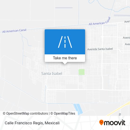 Calle Francisco Regis map