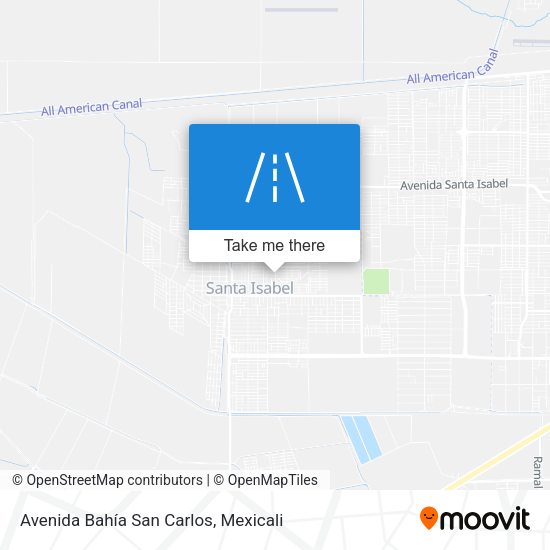 Avenida Bahía San Carlos map