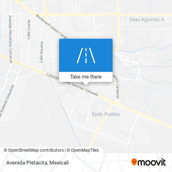 Avenida Pistacita map