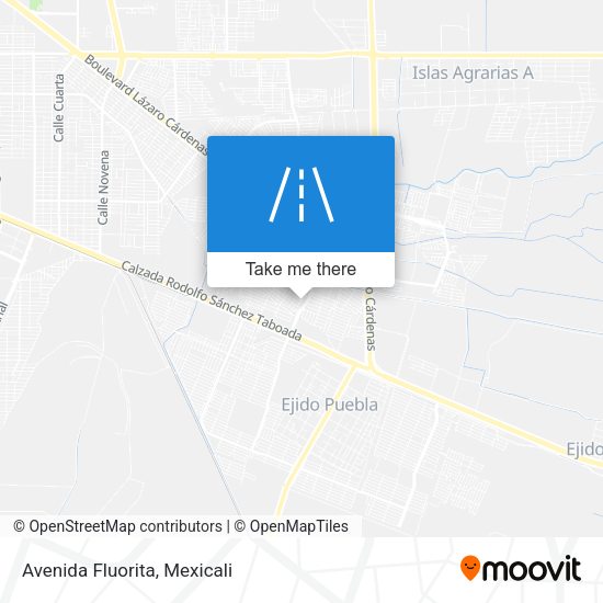Mapa de Avenida Fluorita