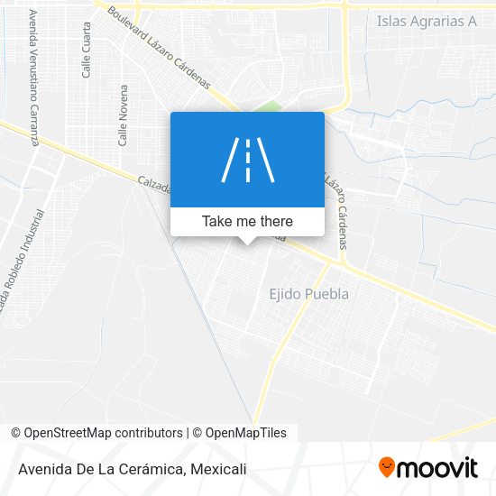 Mapa de Avenida De La Cerámica