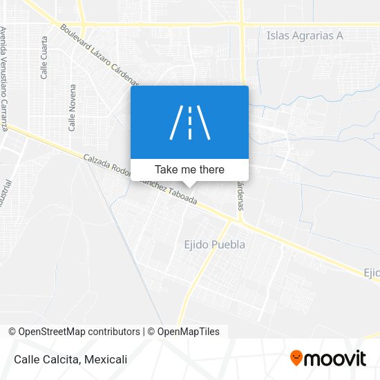 Mapa de Calle Calcita