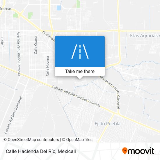 Mapa de Calle Hacienda Del Río