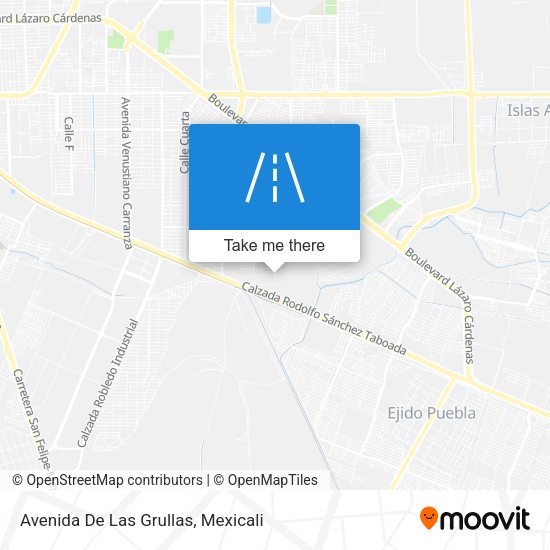 Mapa de Avenida De Las Grullas