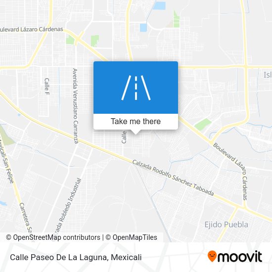 Calle Paseo De La Laguna map