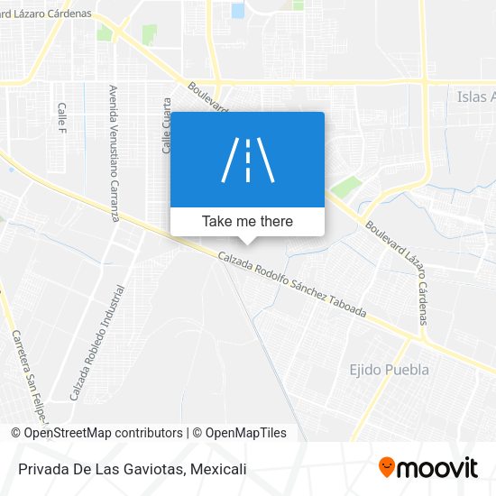 Privada De Las Gaviotas map