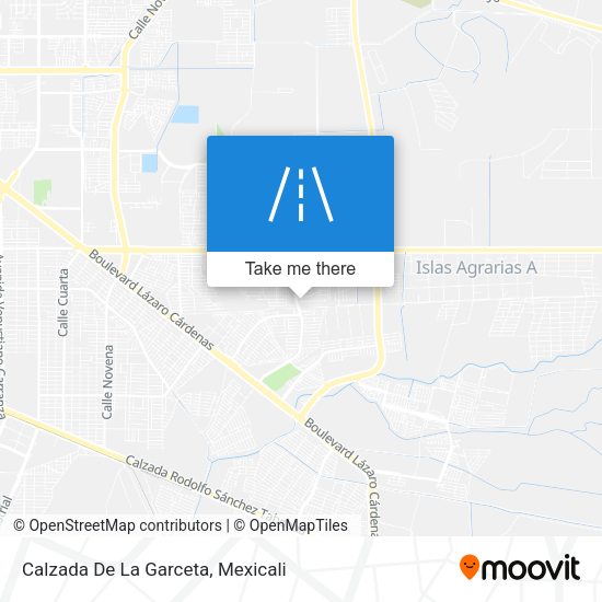 Mapa de Calzada De La Garceta
