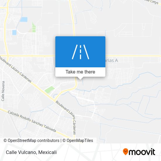 Mapa de Calle Vulcano