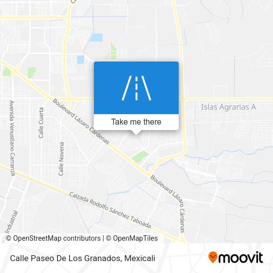 Calle Paseo De Los Granados map